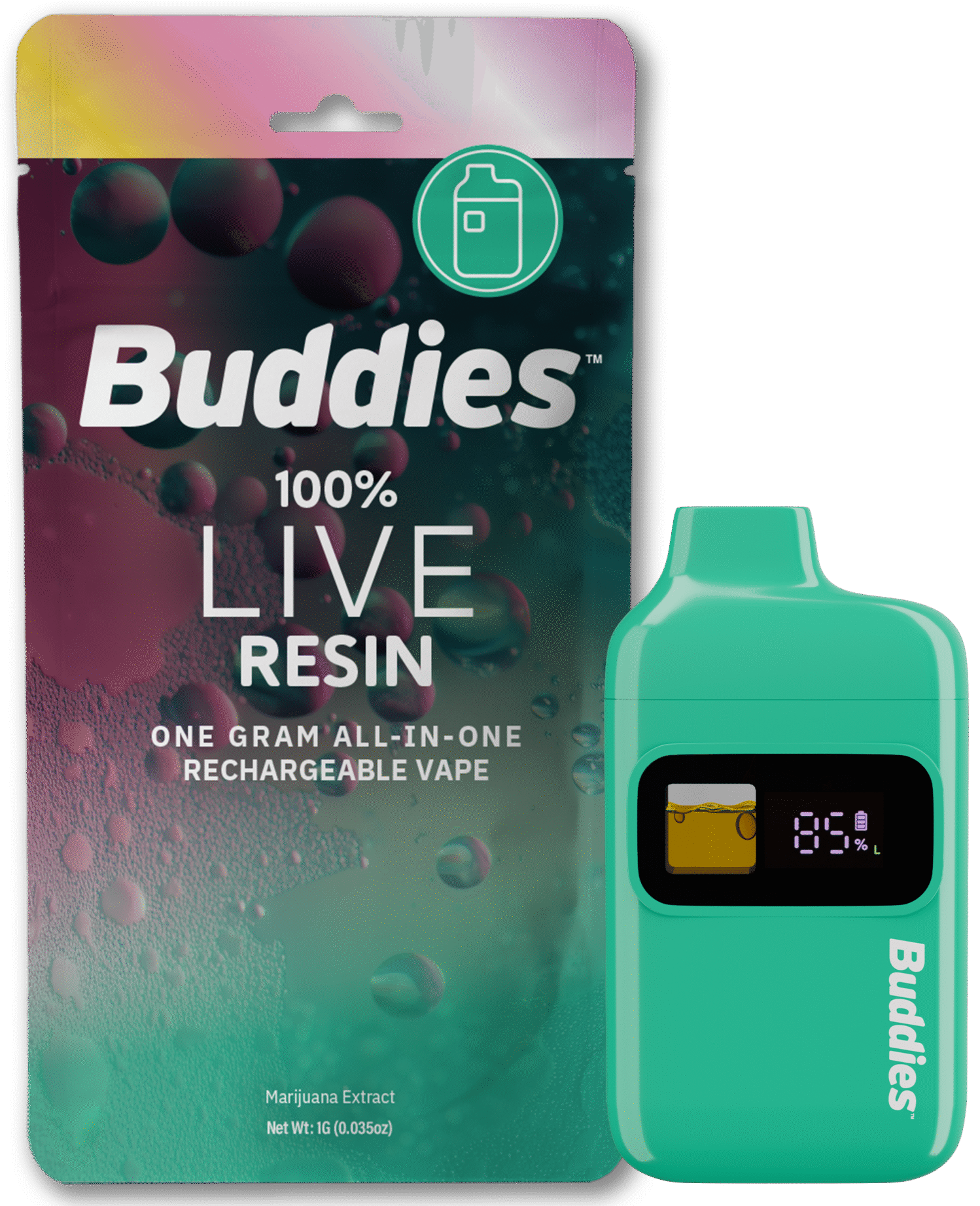 Solar Flare Flavor Infused All-In-One - Buddies Brand Cannabis All-In-One / Disposable image - Buddies Brand